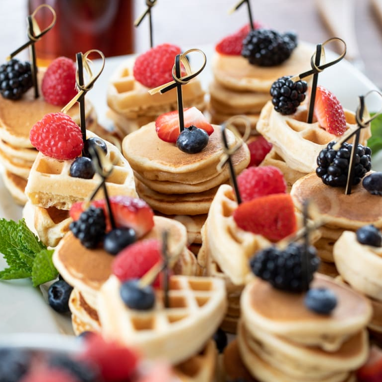 Mini Pancakes & Waffles